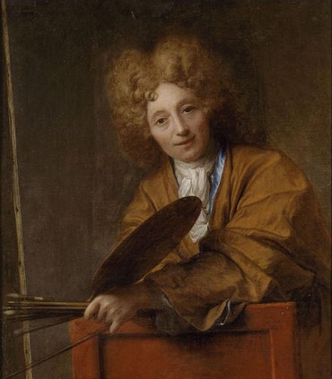 Self-Portrait, 1704 (Jean-Baptiste Santerre) (1658-1717)   Musée National du Château et des Trianons, Versailles, MV 5891