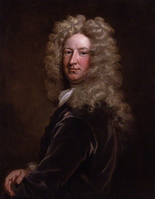 Sir Samuel Garth, ca. 1707 (Sir Godfrey Kneller) (1646-1723) National Portrait Gallery, London,   NPG 3208  