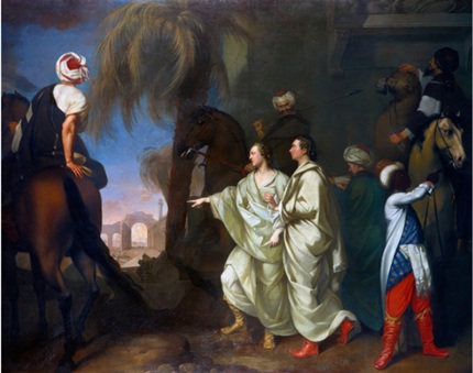 James Dawkins and Robert Wood at the Ruins of Palmyra, 1751 (Gavin Hamilton) (1723 - 1798) National Galleries of Scotland, Edinburgh, NG 2666