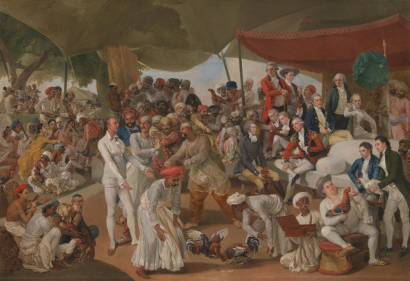 Colonel Mordaunt’s Cock Match, 1784, April 5 (Johan Zoffany) (1733-1810) Tate Britain, London, T06856