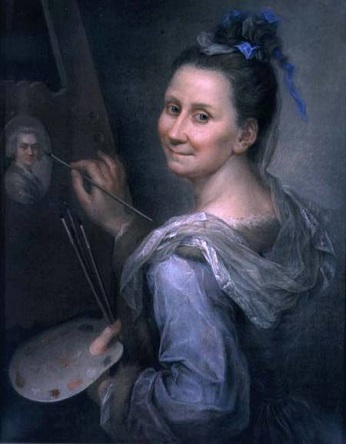 Self-Portrait, 1720 (Giovanna Fratellini) (1666-1731)  Galleria degli Uffizi, Firenze  