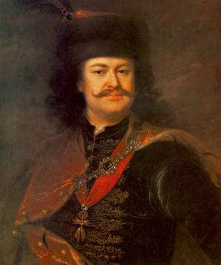 Prince Ferenc Rákóczi II, 1724  (Adam Manyoki) (1673-1757) Magyar Nemzeti Galéria, Budapest