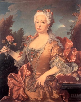 Maria Barbara de Braganza, ca. 1734 (Jean Ranc) (1674-1735)   Museo Nacional del Prado, Madrid  