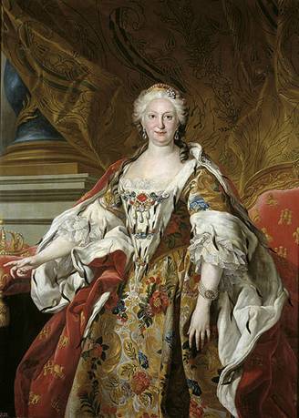 Elisabeth de Farnese, 1739 (Louis-Michel van Loo) (1707-1771)   Museo Nacional del Prado, Madrid 