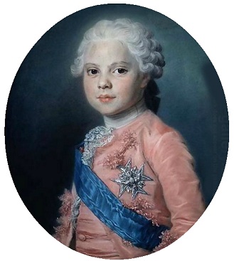 Louis XVIII, Count of Provence, ca. 1763 (Maurice Quentin de la Tour) (1704-1788)   Location TBD  