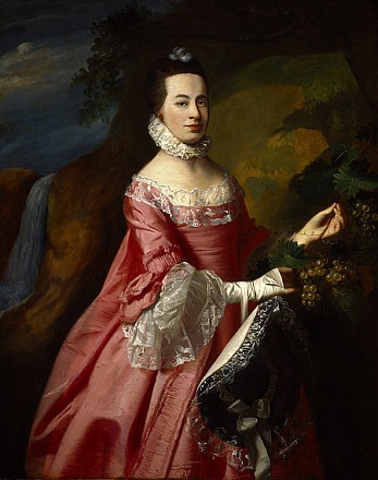 Anne Erving, Mrs. Duncan Stewart, ca. 1767 (John Singleton Copley) (1738-1815)   Scottish National Portrait Gallery, Edinburgh, PGL 347  