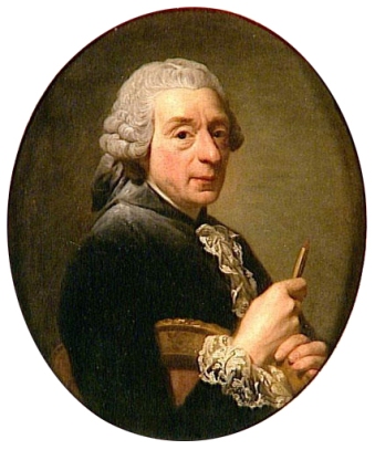 Francois Boucher, 1760 (Alexander Roslin) (1718-1793)    Musée du Château et des Trianons, Versailles    