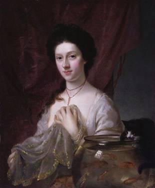 Catherine Maria "Kitty" Fisher, ca. 1765  (Nathaniel Hone) (1718-1784)   Location TBD
