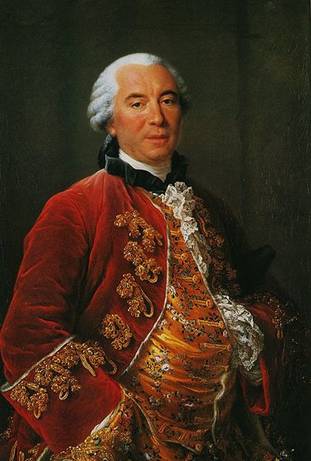 Georges-Louis Leclerc, comte de Buffon, ca. 1765 (François-Hubert Drouais) (1727-1775) Location TBD    Musée Buffon, Montbard? 