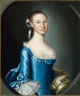 Jean Dick (Mrs. Anthony Stewart),  ca. 1765 (John Hesselius) (1728-1778)   Museum of Fine Arts, Boston    1993.965
