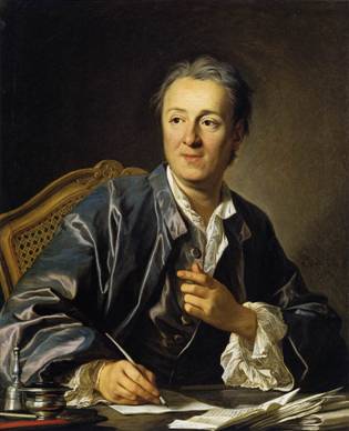Denis Diderot, ca. 1767 (Louis Michel van Loo) (1707-1771)    Musée du Louvre, Paris 
