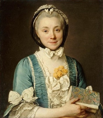 Madame Lenoir, 1764 (Joseph Siffred Duplessis) (1725-1802)  Musée du Louvre, Paris,    R.F. 2301 