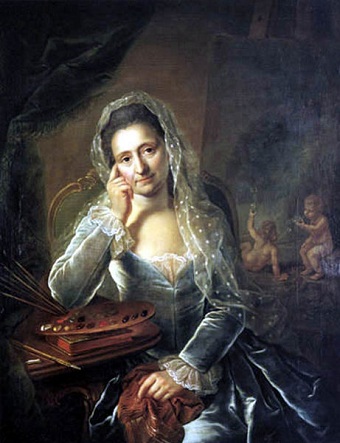 Self-Portrait, 1767 (Anna Rosina de Gasc) (1713-1783)   Location TBD 