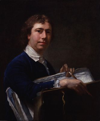 Self-Portrait, ca. 1760 (Nathaniel Hone) (1718-1784)   National Portrait Gallery, London    NPG 177  