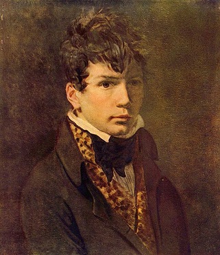 A Young Man, possibly Georges Rouget, ca. 1800 (Jacques-Louis David) (1748-1825)   The Pushkin Museum of Fine Arts, Moscow, 
Ж-844  