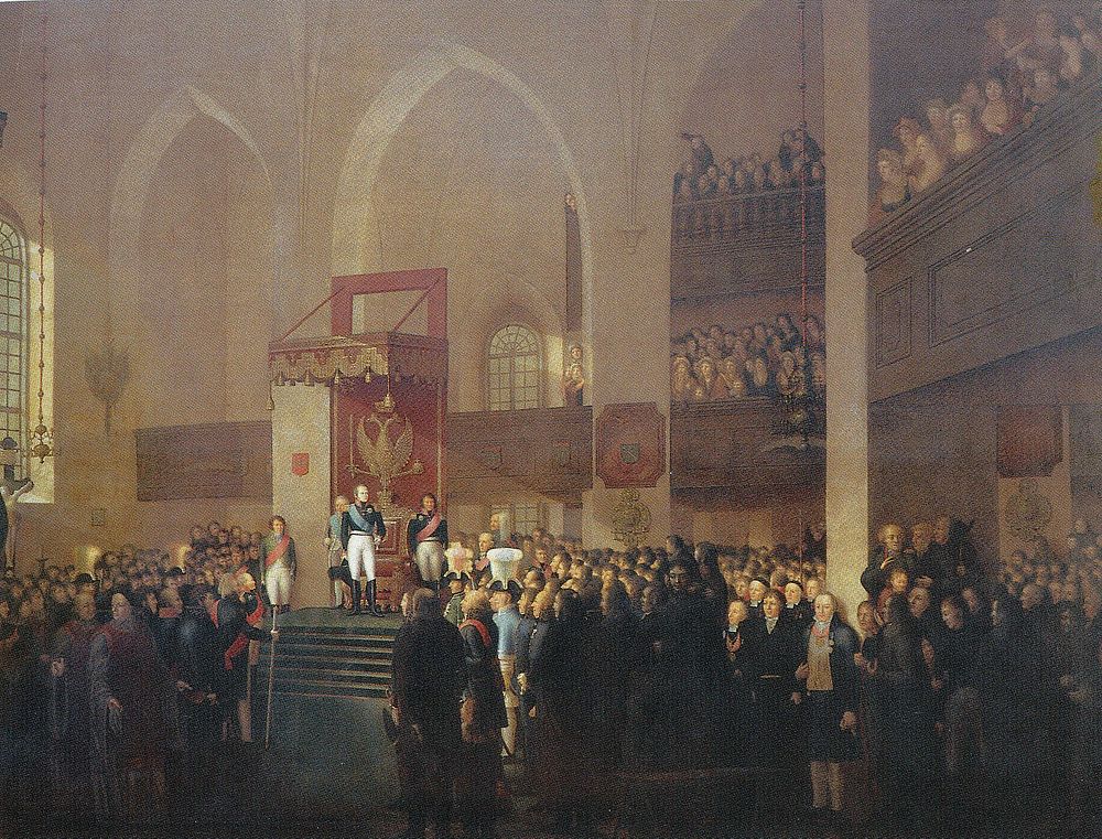 Porvoo State Days, 1809, March 15th (Emanuel Thelning)