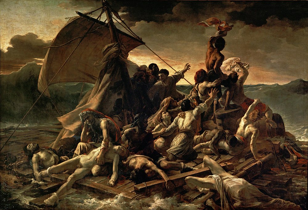 La Balsa de la Medusa, 1816, July 5th (Jean Louis Theodore Gericault) 
Musée du Louvre, Paris, INV 4884 ; C 51  
