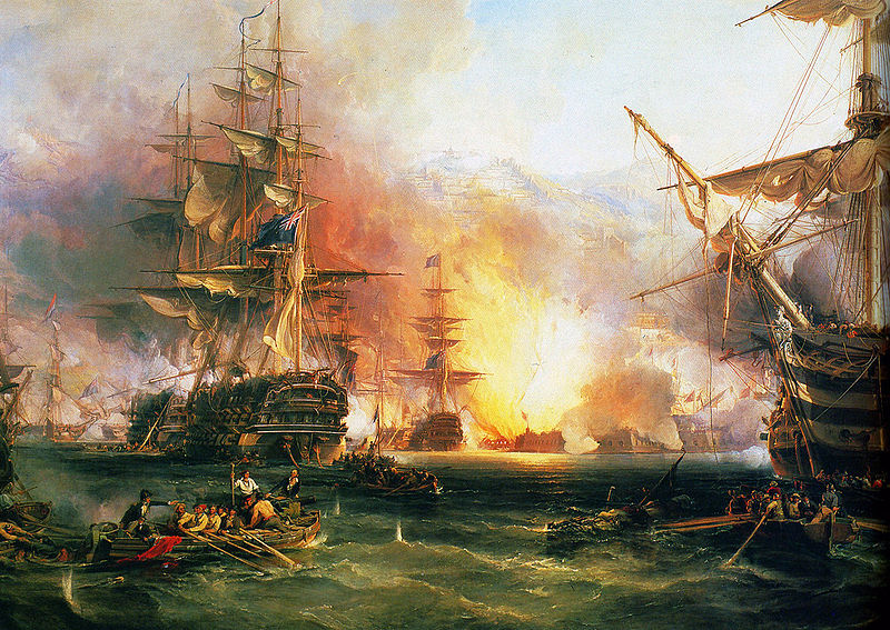 Bombardment of Algiers, August 27th, 1816 (George Chambers Senior) (1803-1840),   National Maritime Museum, London, BHC0617
