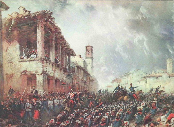 Battle of Magenta, 1859, June 4 (Carlo Bossoli) (1815-1884) 