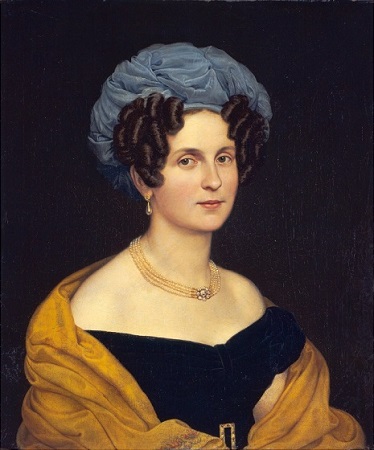 Karoline Seidler Wranitzky, 1825 (Karl Begas) (1794-1854)   Staatliche Museen zu Berlin, Nationalgalerie,  A I 497