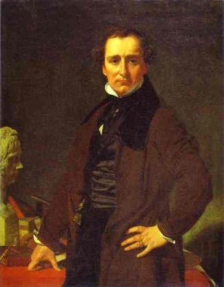 Lorenzo Bartolini, 1820  (Jean August Dominique Ingres) (1780-1867) Musée du Louvre,  Paris 