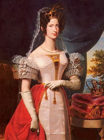 Maria Theresa of Austria, Queen Consort of Sardinia, ca. 1829 (Unknown Artist)  Alexander Palace, Tsarskoye Selo, St. Petersburg 