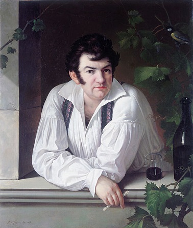Self-Portrait, 1826 (Giuseppe Tominz) (1790-1866) Narodni muzej Slovenije, Ljubljana  