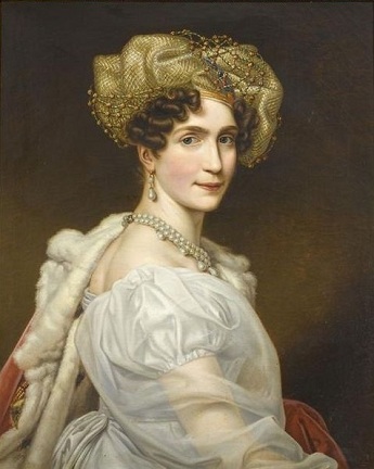 Augusta of Bavaria, Duchess of Leuchtenberg, ca. 1820 (Joseph Karl Stieler) (1781-1858)   Location TBD  