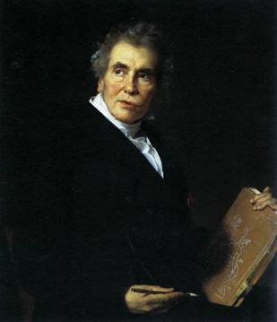 Jacques Louis David, ca. 1824  (Jerome Martin Langlois) (1779-1838) Musée du Louvre, Paris 