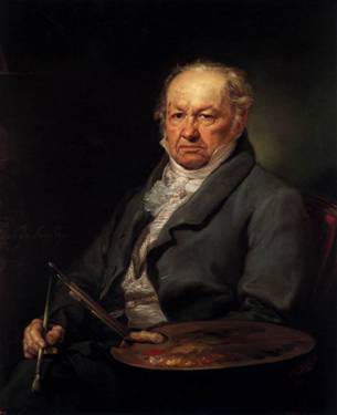 Francisco de Goya, ca. 1826  (Vicente Lopez y Portana) (1772-1850)  Museo Nacional del Prado, Madrid 