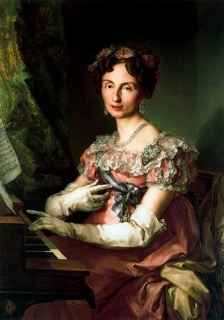 Maria Amalie of Saxony, 1825 (Vincente López y Portaña) (1772-1850)   Palacio Real de Madrid 