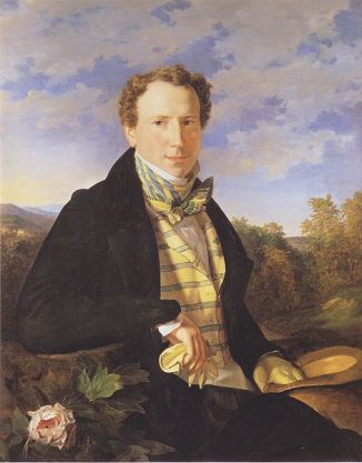 Self-Portrait, 1828 (Ferdinand Georg Waldmüller) (1793-1865)  Österreichische Galerie Belvedere, Wien