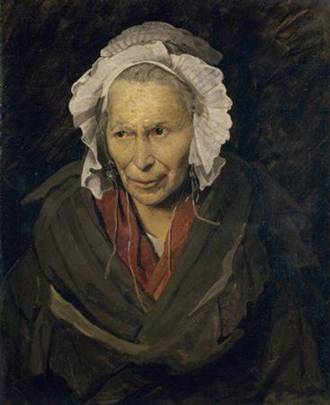 An Old Woman, ca. 1819-1820 (Théodore Géricault) (1790-1824)    Musée des Beaux-Arts de Lyon     B825
