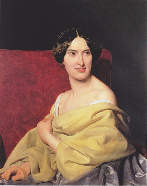 Anna Bayer, the artists 2nd wife, 1850 (Ferdinand Georg Waldmuller) (1793-1865)  Österreichische Galerie Belvedere, Wien 