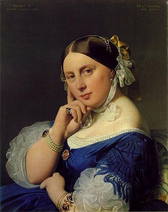 Delphine Ramel, Madame Ingres, 1859 (Jean Auguste Dominique Ingres) (1780-1867)  Museum Oskar Reinhart am Stadtgarten, Winterhur 