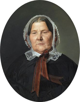 A Woman, 1855  (Ferdinand Georg Waldmuller) (1793-1865) Dorotheum, Wien