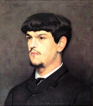 Claude Debussy, 1884 (Marcel Baschet) (1862-1941)   Bibliothèque nationale de France, Paris   