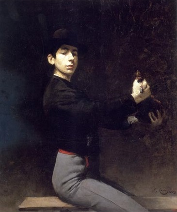 Self-Portrait as Flamenquero, 1883 (Ramon Casas i Carbó) (1866-1932)  Location TBD      