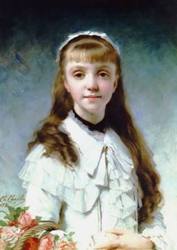 Le Fille du Peintre, ca. 1881  (Charles Chaplin) (1825-1891)  Location TBD  
