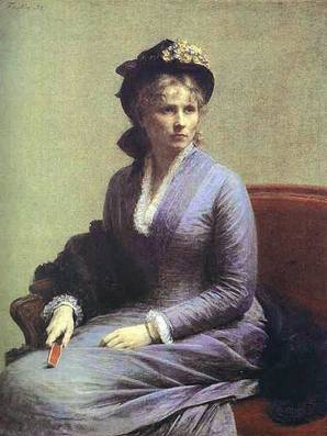 Charlotte Dubourg, ca. 1882 (Henri Fantin-Latour) (1836-1904)   Musée de Orsay, Paris