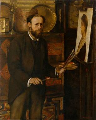 John Collier, ca. 1883 (Marie Collier nee Huxley) (1859-1887)    National Portrait Gallery, London     NPG 6811