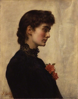 Marion Collier (née Huxley), ca. 1883 (John Collier) (1850-1934)   National Portrait Gallery, London, NPG 6032 