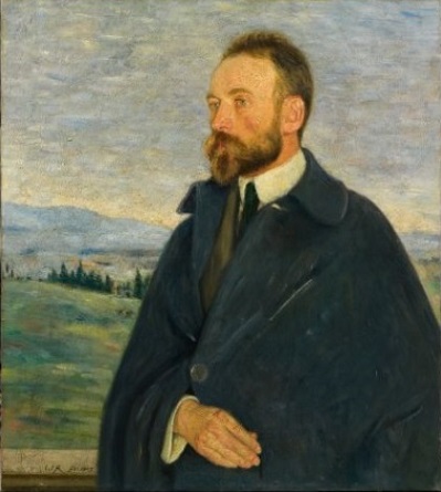 Bernard Berenson, 1907 (Sir William Rothenstein) (1872-1945)  Villa I Tatti, The Harvard Center for Italian Renaissance Studies, Florence 