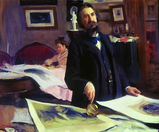 Vasily Mathé, 1902 (Boris Kustodiev) (1878-1927)   The Russian Museum, St. Petersburg 