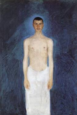 Self-Portrait, ca. 1901  (Richard Gerstl) (1883-1908) Leopold Museum, Wien,  Inv. 637