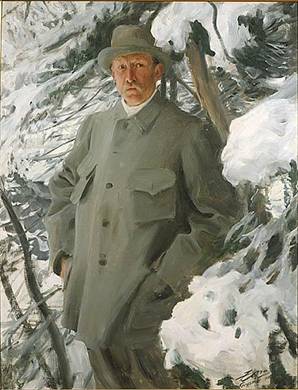 Bruno Liljefors, ca. 1906  (Anders Zorn) (1860-1920) 