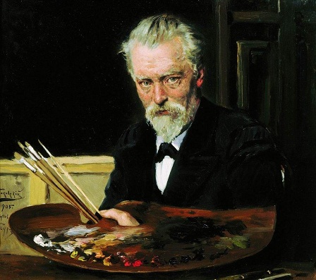 Self-Portrait, 1905 (Vladimir Makovsky) (1846-1920)  