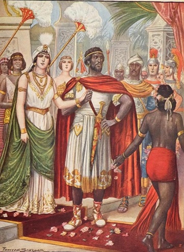 Masinissa marries Sophonisba to save her from slavery, 203 (Tancredi) (1866-1937)