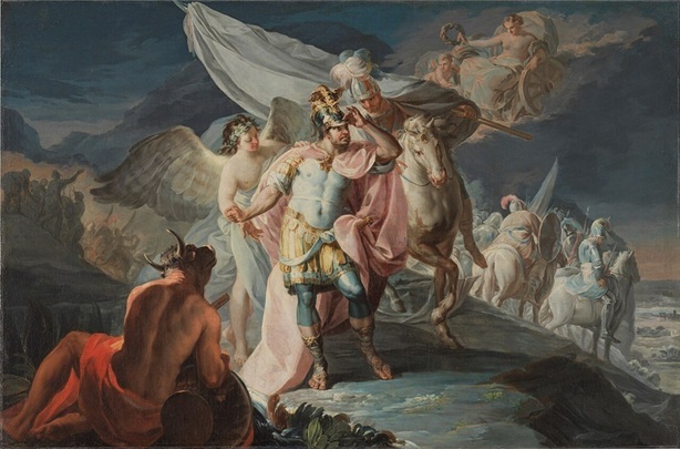 Hannibal crosses the Alps into Italy, 218 BCE (Francisco Goya) (1746–1828) Museo Nacional del Prado, Madrid, P008313