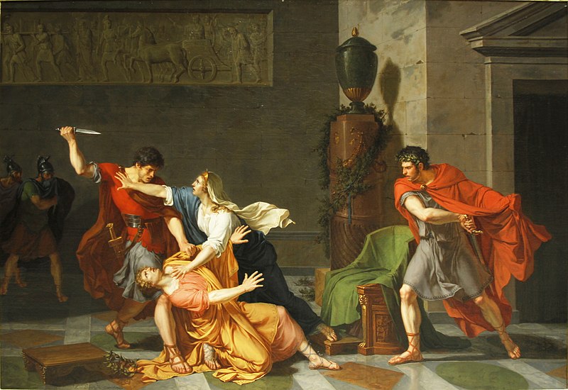 Murder of Geta, 211 December (Jacques-Augustin-Catherine Pajou) (1766-1828) Staatsgalerie, Stuttgart